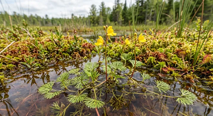 Intermediate Bladderwort (Utricularia media)