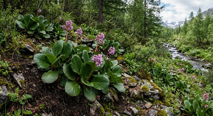 Elephant's Ears (Bergenia crassifolia)