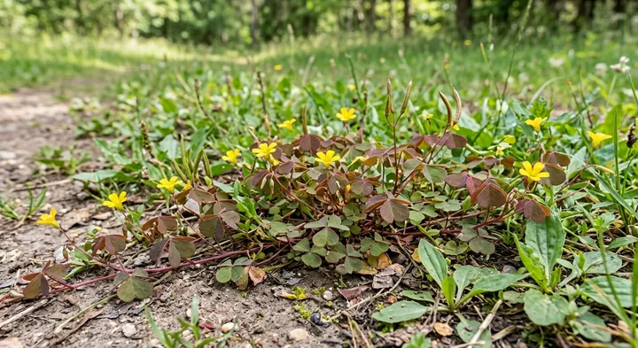 Creeping Woodsorrel (Oxalis corniculata)