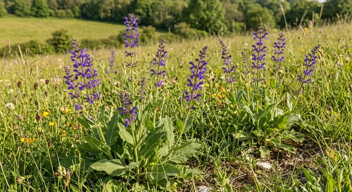 Meadow Sage (Salvia pratensis)