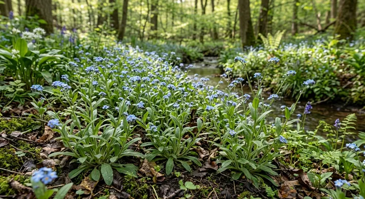 Forget Me Not (Myosotis sylvatica)
