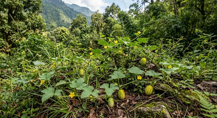 Cucumber Plant (Cucumis sativus)