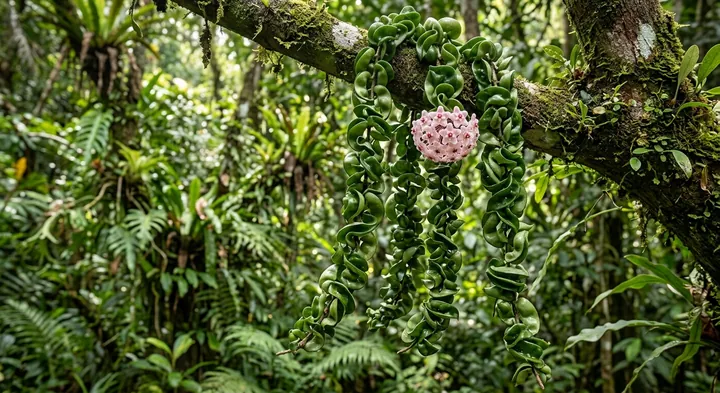 Hindu Rope Plant (Hoya compacta)
