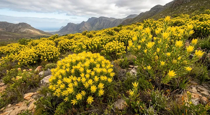 Golden Leucadendron (Leucadendron laureolum)