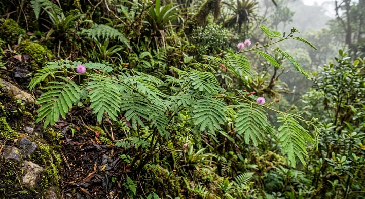 Uribe's sensitive plant (Mimosa uribeana)