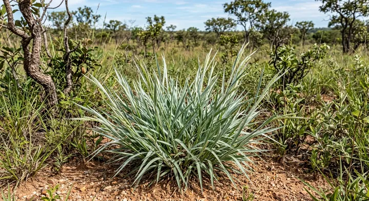Silver leaf signal grass (Urochloa argentea)