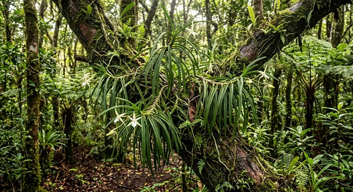 African Vanilla Orchid (Jumellea fragrans)