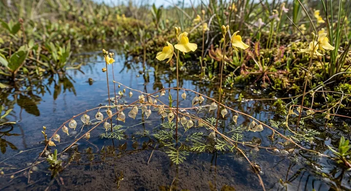 Large-lipped Bladderwort (Utricularia macrocheilos)