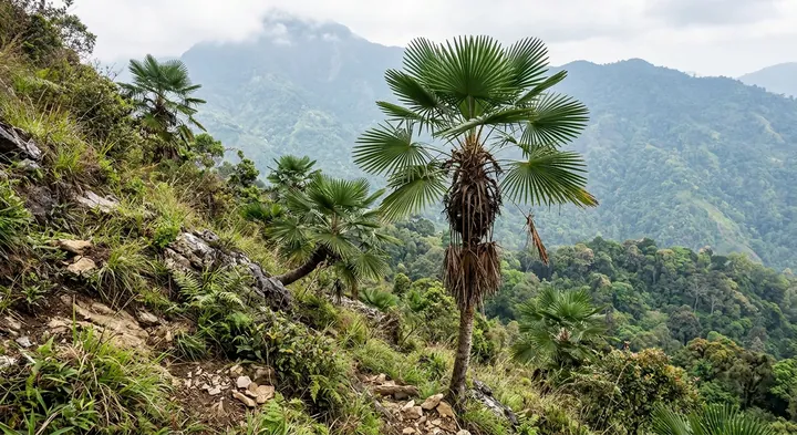 Windmill Palm (Trachycarpus ukhrulensis)