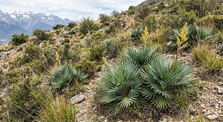 Dwarf Chusan Palm (Trachycarpus nanus)