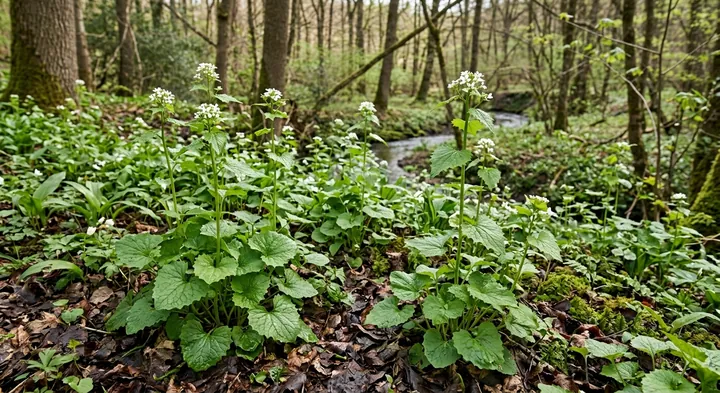 Wild Garlic (Alliaria caulostachya)