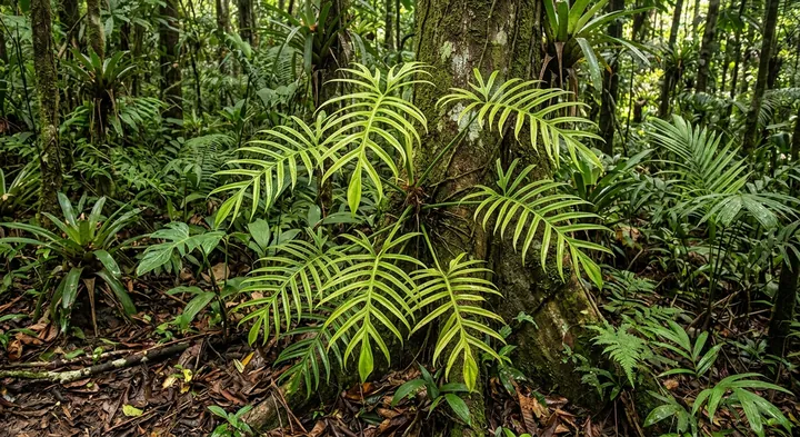 Philodendron Tortum (Philodendron tortum)