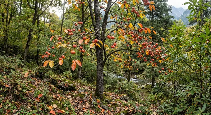 Japanese persimmon (Diospyros kaki)