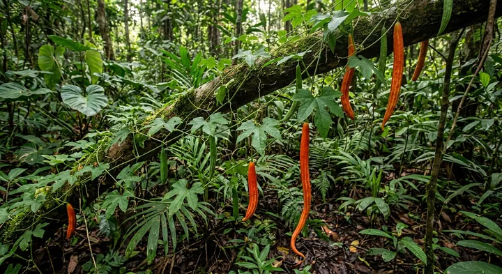 Borneo Snake Gourd (Trichosanthes borneensis)