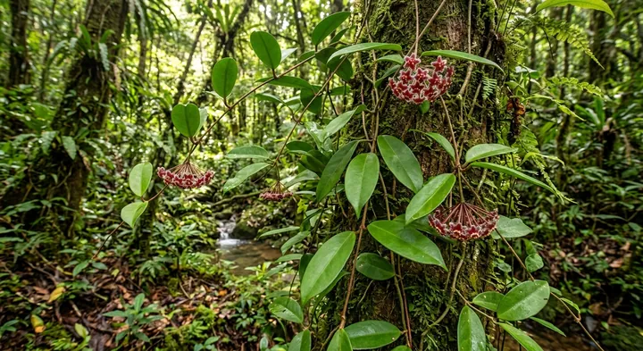 Wax plant (Hoya mindorensis)