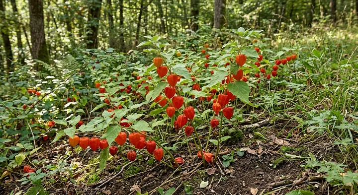 Chinese Lantern Plant (Physalis alkekengi)