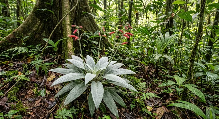 Fourleaf allseed (Tetranema gamboanum)