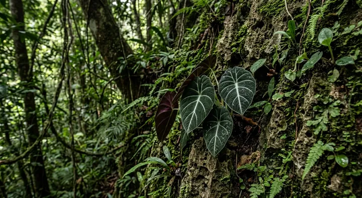 Alocasia Black Velvet (Alocasia reginula)