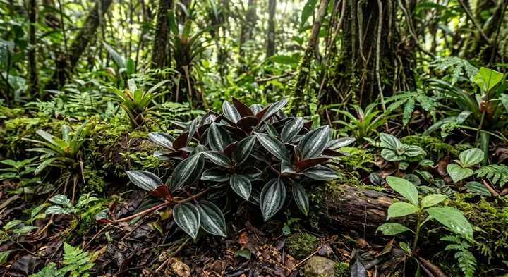 Metallic Peperomia (Peperomia metallica)