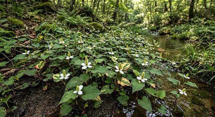 Fish Mint (Houttuynia cordata)