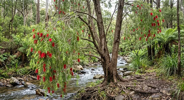 Weeping Bottlebrush (Callistemon viminalis)
