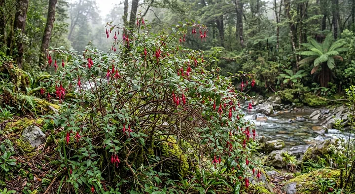 Common Fuchsia (Fuchsia magellanica)