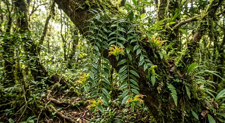 Cupid's Brush (Aeschynanthus acuminatus)