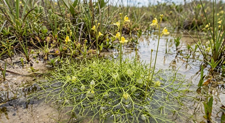 Bladderwort (Utricularia trichophylla)