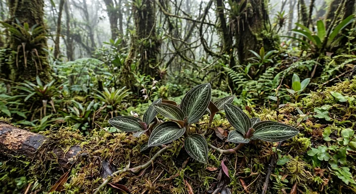 Jewel orchid (Ada andreettae)