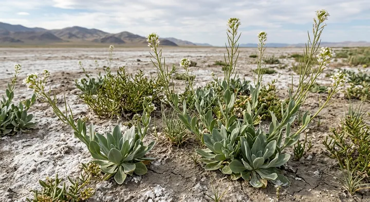 Salt marsh pocketrocket (Thelypodium salsugineum)