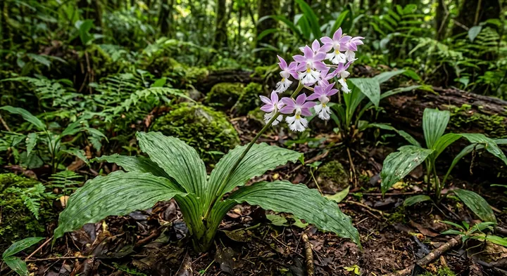 Calanthe Orchid (Calanthe albolilacina)