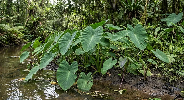 Elephant Ear Plant (Colocasia esculenta)