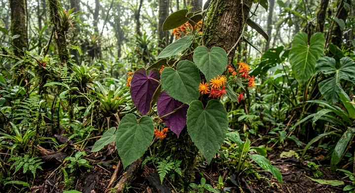Mexican flame vine (Pseudogynoxys chiribogensis)