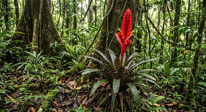Flaming Sword Bromeliad (Vriesea splendens)