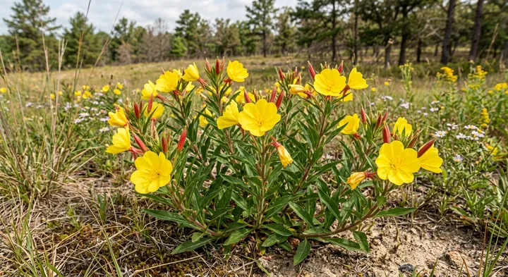 Narrowleaf Evening Primrose (Oenothera fruticosa)