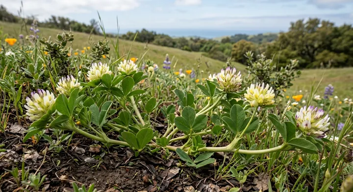 Bicolored clover (Trifolium fucatum)