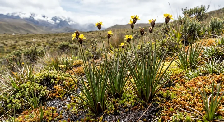 Andean yellow-eyed grass (Xyris andina)