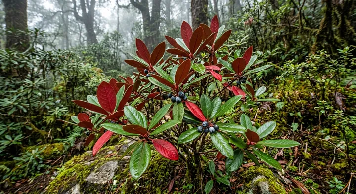 Eastern teaberry (Vaccinium gaultheriifolium)