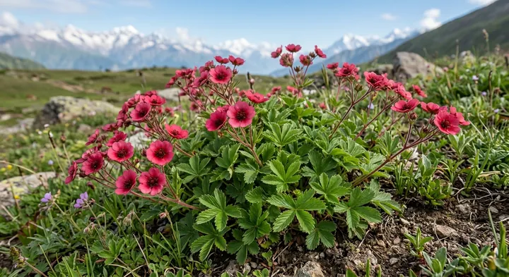 Himalayan Cinquefoil (Potentilla nepalensis)