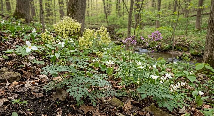 Early Meadow Rue (Thalictrum dioicum)