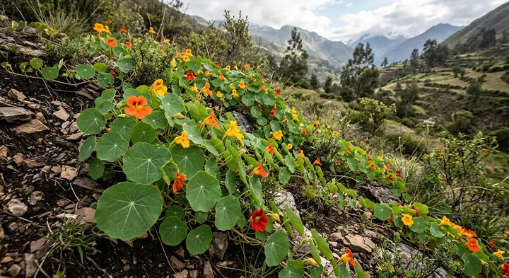 Nasturtium (Tropaeolum majus)