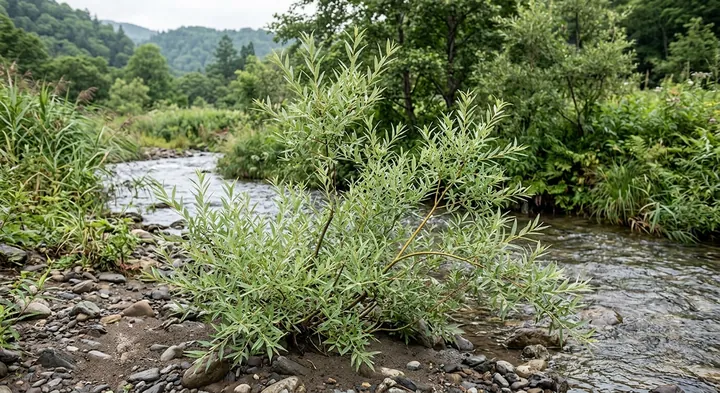 Dappled willow (Salix integra)