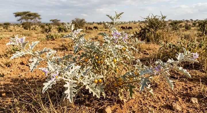 Cherry nightshade (Solanum cerasiferum)