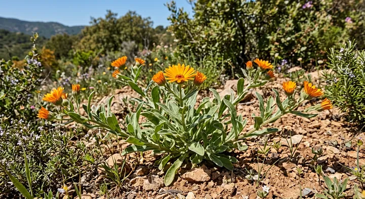 Proliferous Calendula (Calendula prolifera)