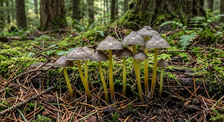 None (Mycena epipterygia var. viscosa)