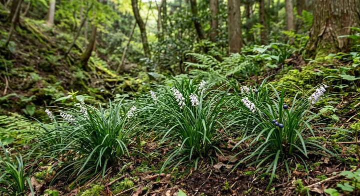Black Mondo Grass (Ophiopogon planiscapus)