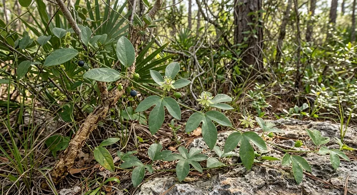 Pale Passionflower (Passiflora pallida)