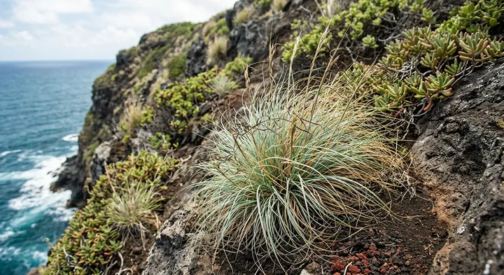 Hawaiian Hairgrass (Pilopogon hawaiicus)