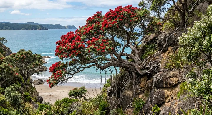 New Zealand Christmas Tree (Metrosideros excelsa)