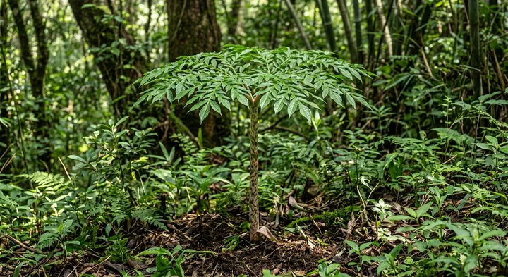 Konjac (Amorphophallus konjac)